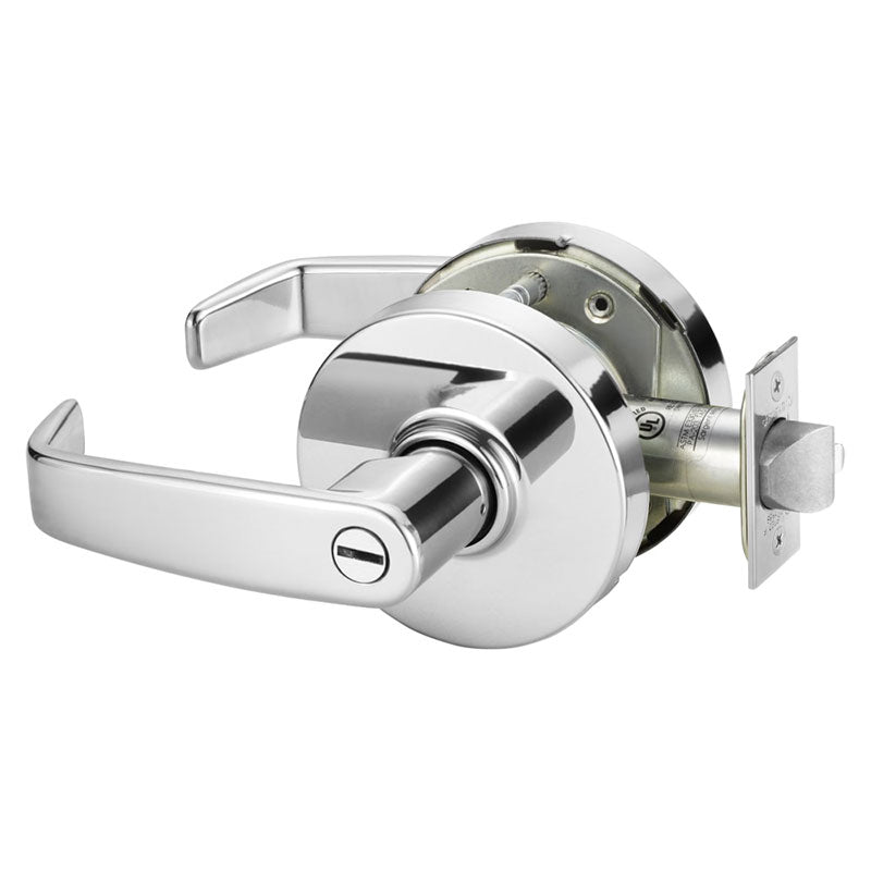 Sargent 10XU65-LL-US26 Cylindrical Privacy/Bathroom Function Lever Lockset