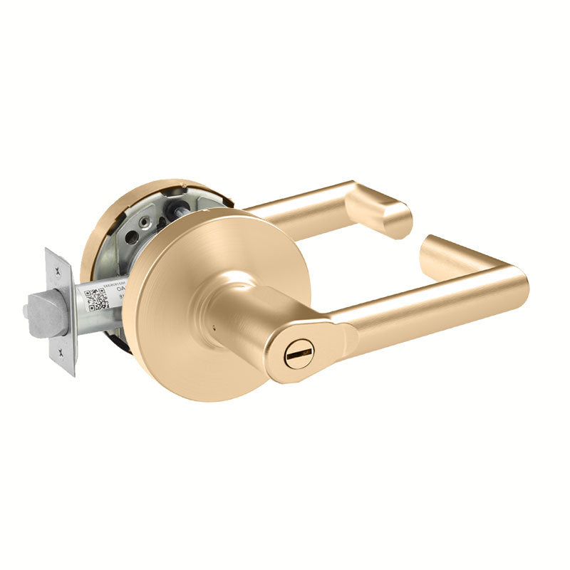 Sargent 10XU65-LMW-US10 Cylindrical Privacy/Bathroom Function Lever Lockset
