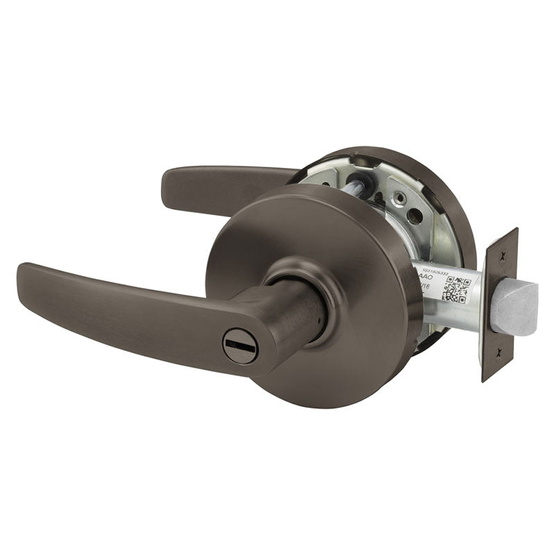Sargent 10XU65-LB-US10B Cylindrical Privacy/Bathroom Function Lever Lockset