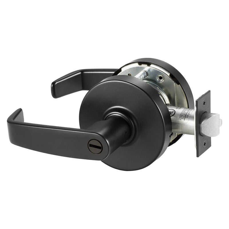 Sargent 10XU65-LL-BSP Cylindrical Privacy/Bathroom Function Lever Lockset