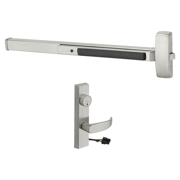 Sargent 12-8875-G-ETL-US32D Fire Rated Rim Exit Device Electrified ET Trim satin stainless steel