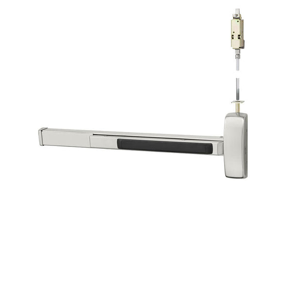 Sargent 12-NB-MD8610F-US32D Fire Rated Concealed Vertical Rod Exit Device