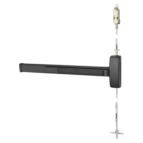 Sargent 12-WD8610J-BSP Fire Rated Concealed Vertical Rod Exit Device