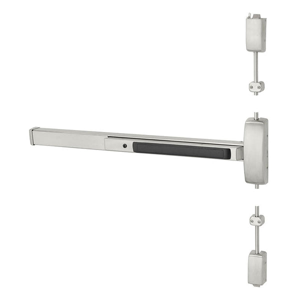 Sargent 55-12-8713-F-US32D Fire Rated Surface Vertical Rod Exit Device