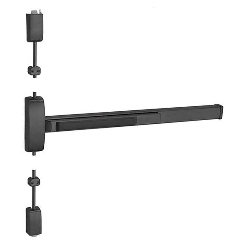 Sargent 55-12-8713-G-84, Fire Rated Surface Vertical Rod Exit Device, (55) Request to Exit Option, 84" Height, 43"-48" Bar