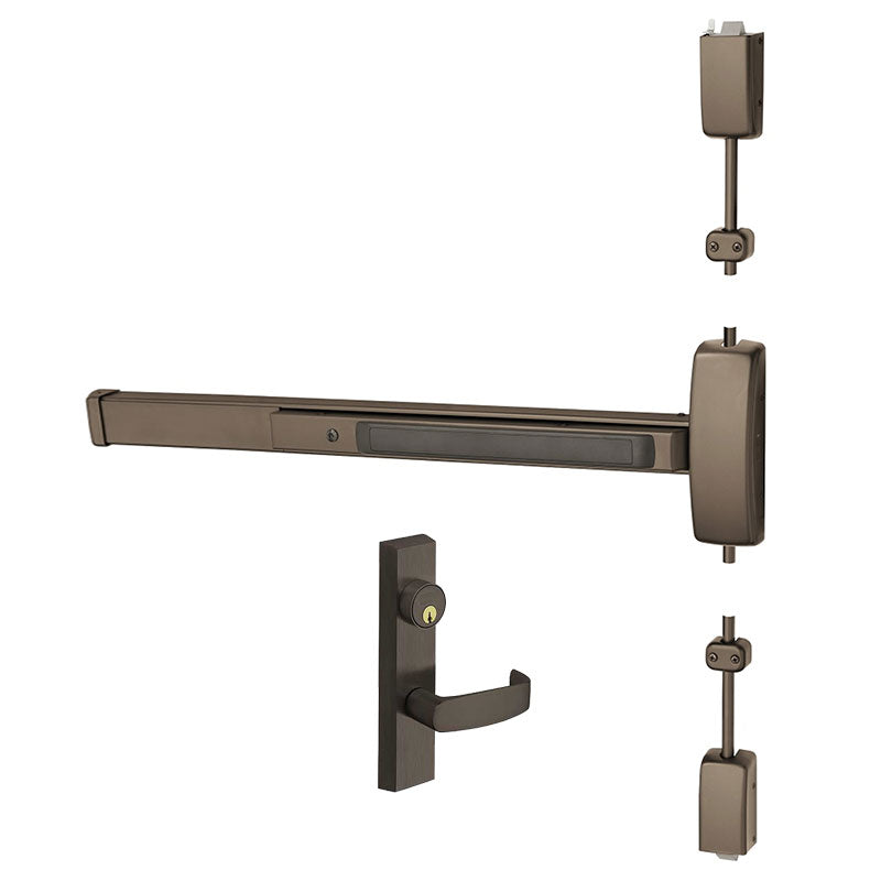 Sargent 8713-F-ETL-84 Surface Vertical Rod Exit Device, Key Locks Or U