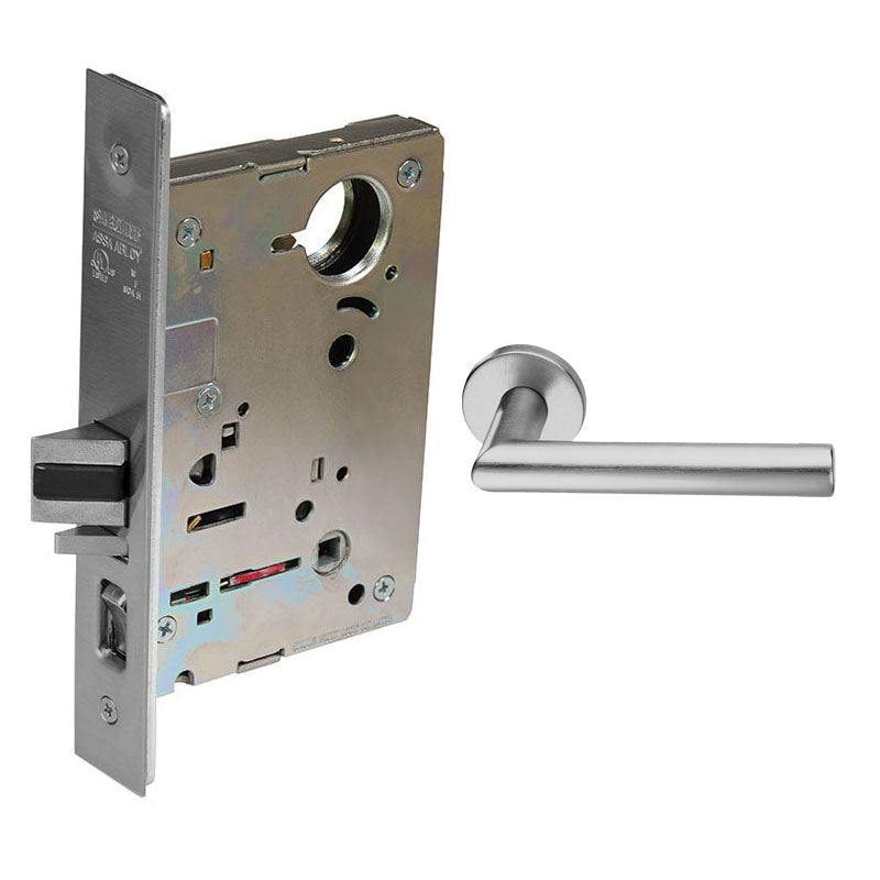 Sargent LC-8225-LNMI-US32D Dormitory or Exit Mortise Lock