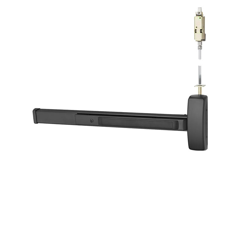Sargent NB-AD8610F-36x96-BSP Concealed Vertical Rod 33-36" Exit Device