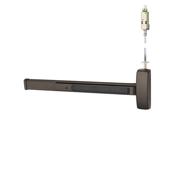 Sargent NB-AD8610J-42x96-US10BE Concealed Vertical Rod 37-42" Exit Device