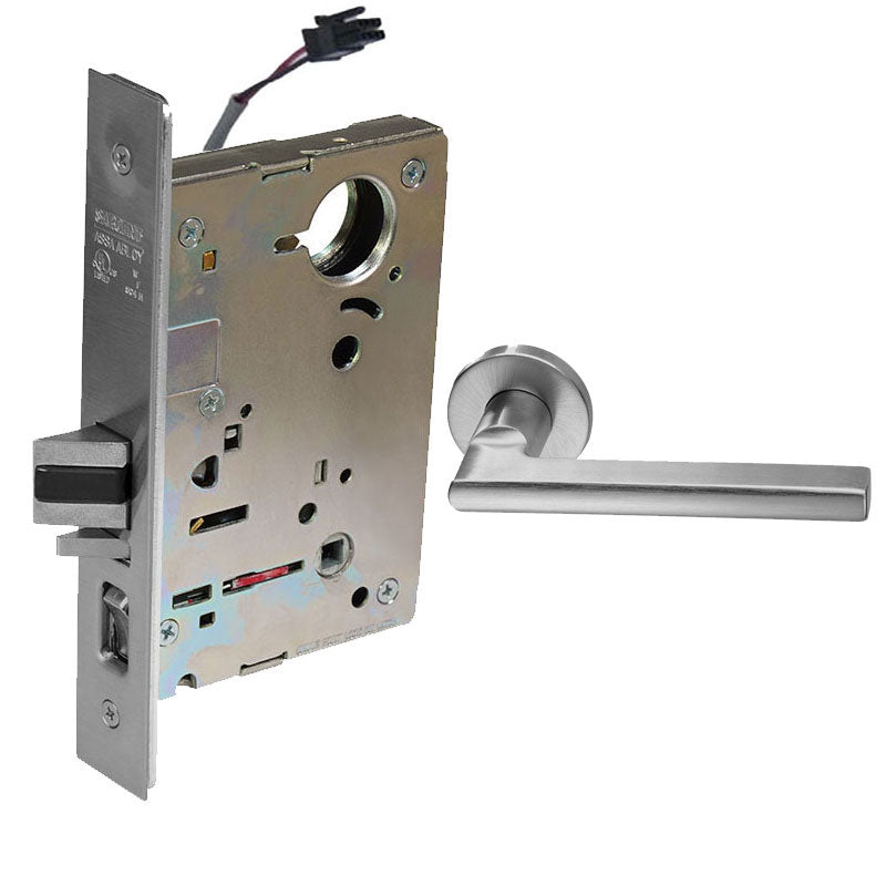 Sargent RX-LC-8205-12V-LNMD-US32D Office or Entry 12V Electrified Mortise Lock