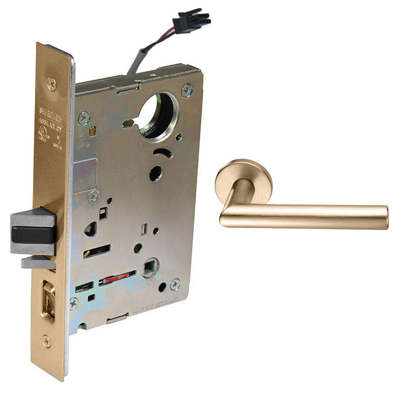 Sargent-RX-LC-8205-12V-LNMI-US10 Office or Entry 12V Electrified Mortise Lock