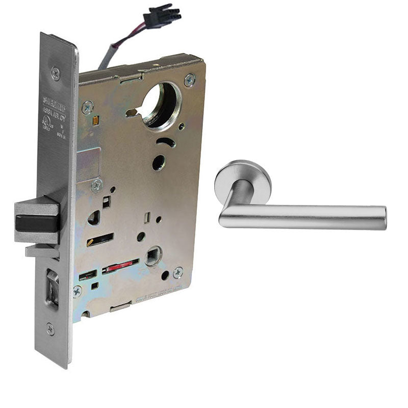 Sargent-RX-LC-8205-12V-LNMI-US32D Office or Entry 12V Electrified Mortise Lock