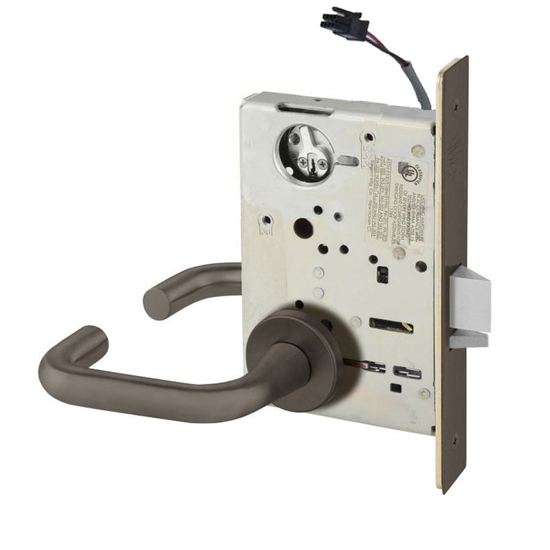 Sargent RX-LC-8255-12V-LNJ-US10B Office or Entry Mortise Lock