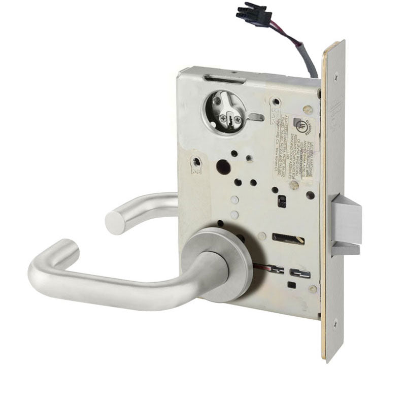 Sargent RX-LC-8255-12V-LNJ-US32D Office or Entry Mortise Lock