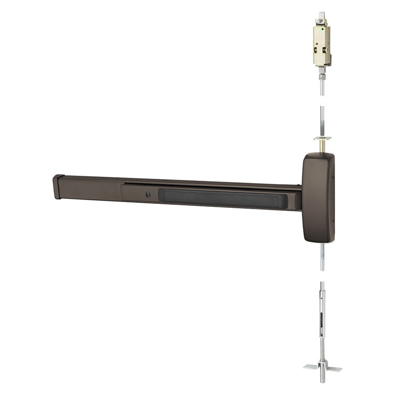 Sargent WD8610G-US10B Concealed Vertical Rod Exit Device