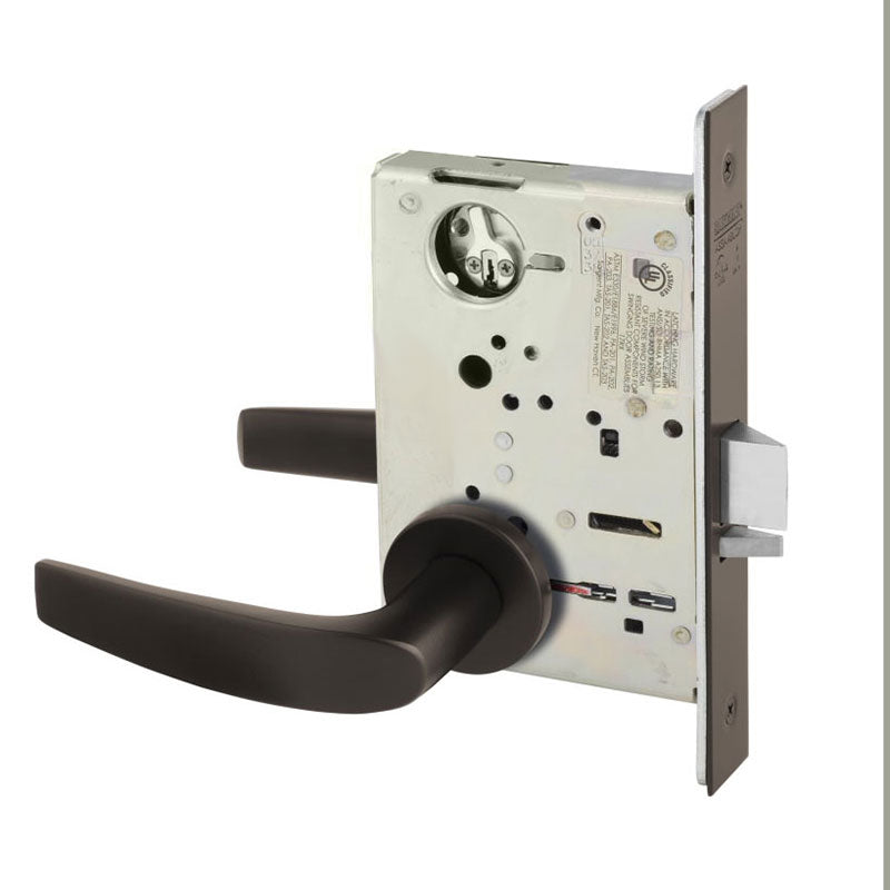Sargent LC-8225-LNB-US10BE Dormitory or Exit Mortise Lock