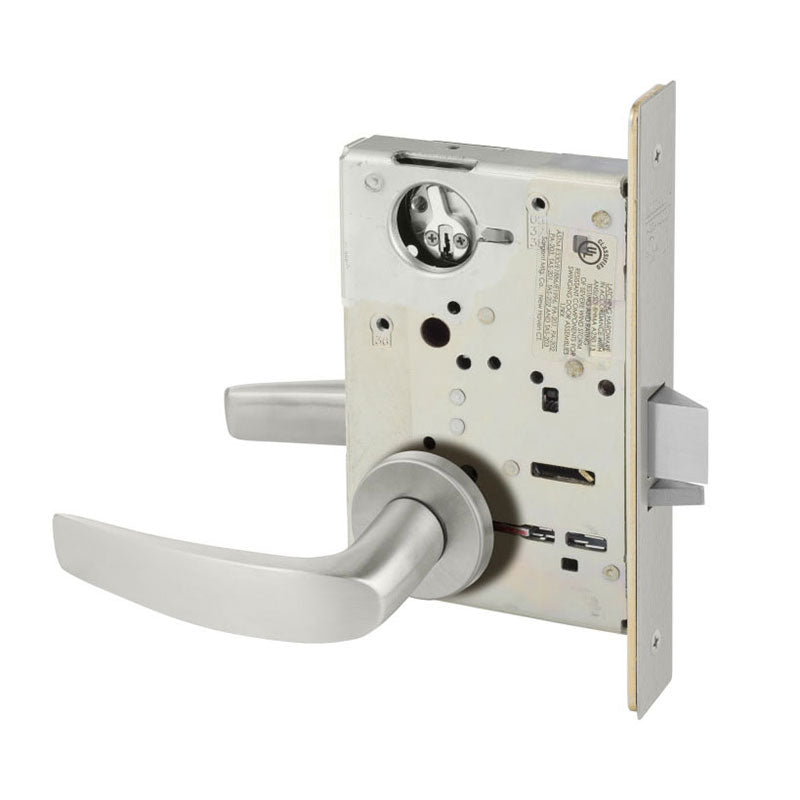 Sargent LC-8225-LNB-US32D Dormitory or Exit Mortise Lock