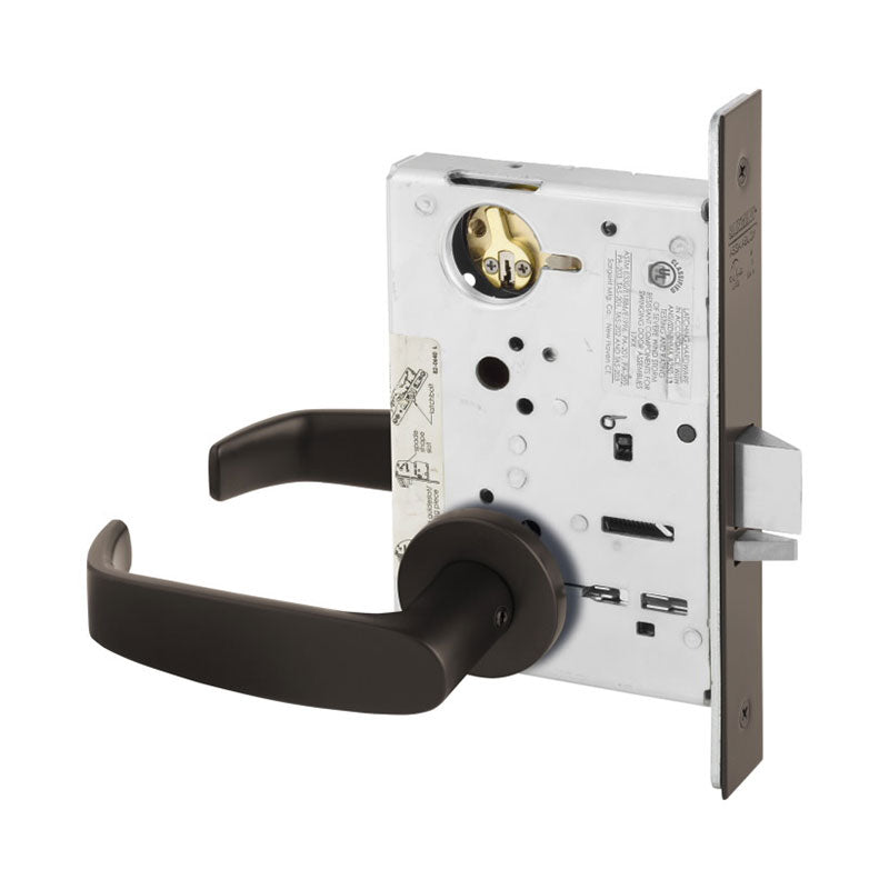 Sargent LC-8225-LNL-US10BE Dormitory or Exit Mortise Lock