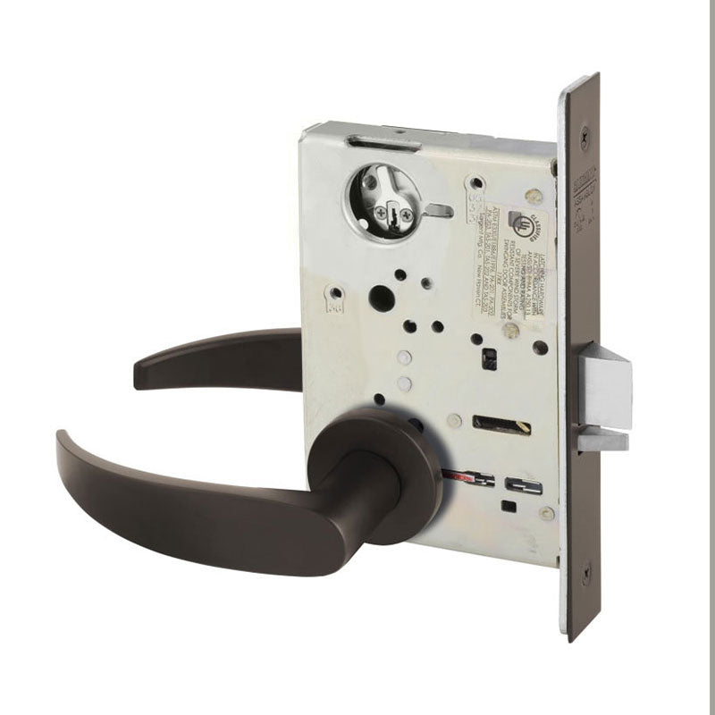 Sargent LC-8225-LNP-US10BE Dormitory or Exit Mortise Lock