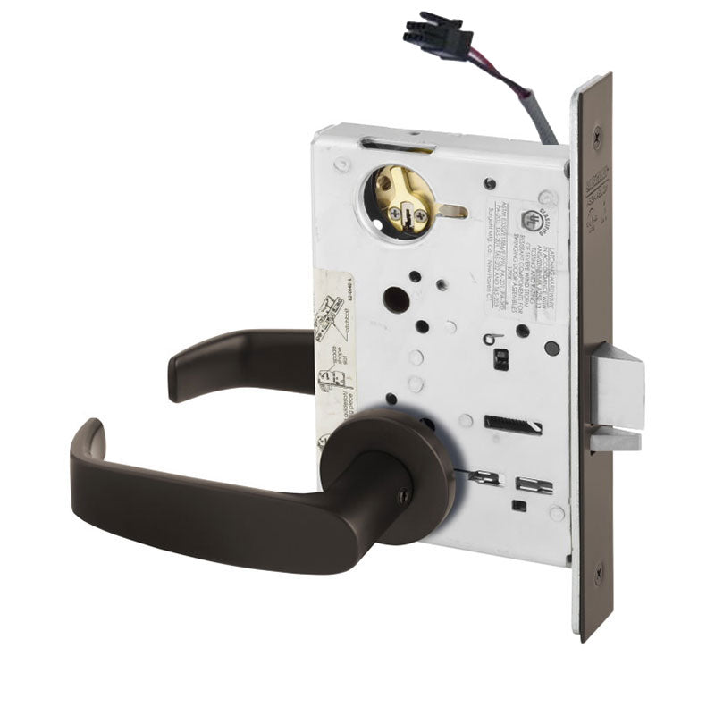 Sargent RX-LC-8205-12V-LNL-US10BE Office or Entry 12V Electrified Mortise Lock