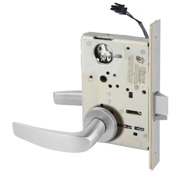 Sargent RX-LC-8255-12V-LNB-US26D Office or Entry Mortise Lock