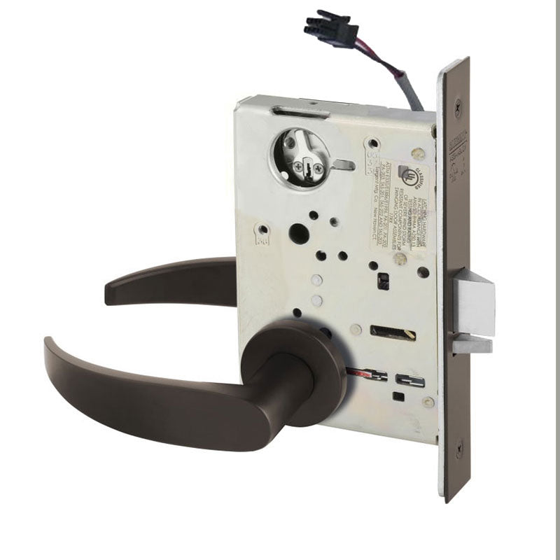 Sargent RX-LC-8255-12V-LNP-US10BE Office or Entry Mortise Lock