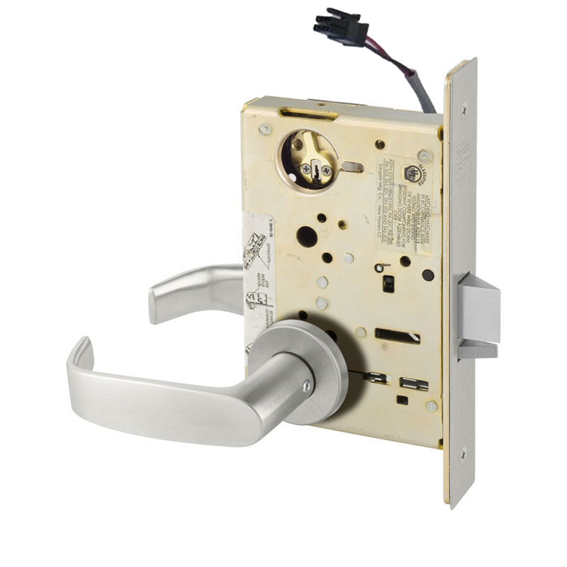 Sargent RX-LC-8255-24V-LNL-US32D Office or Entry Mortise Lock
